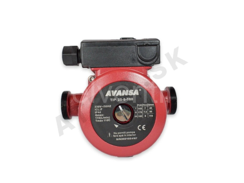 AVANSA 25-80 180 cirkulační čerpadlo