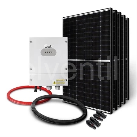 Sada pro ohřev vody GETI GWH01 2250W 5x PV Canadian Solar