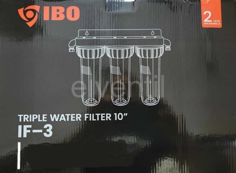 Vodní filtr tres-pars připojení G1 včetně filtračních vložek IF-3