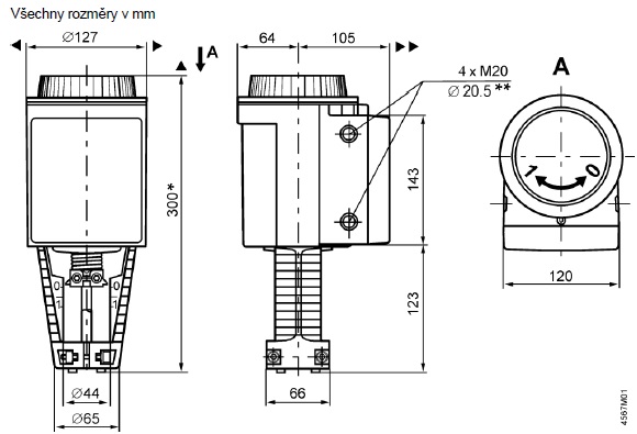 SIEMENS SKD32.21 servopohon