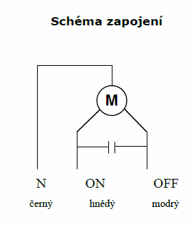 Kulový kohout Lufberg pro pitnou vodu 1" s pohonem 230V schéma